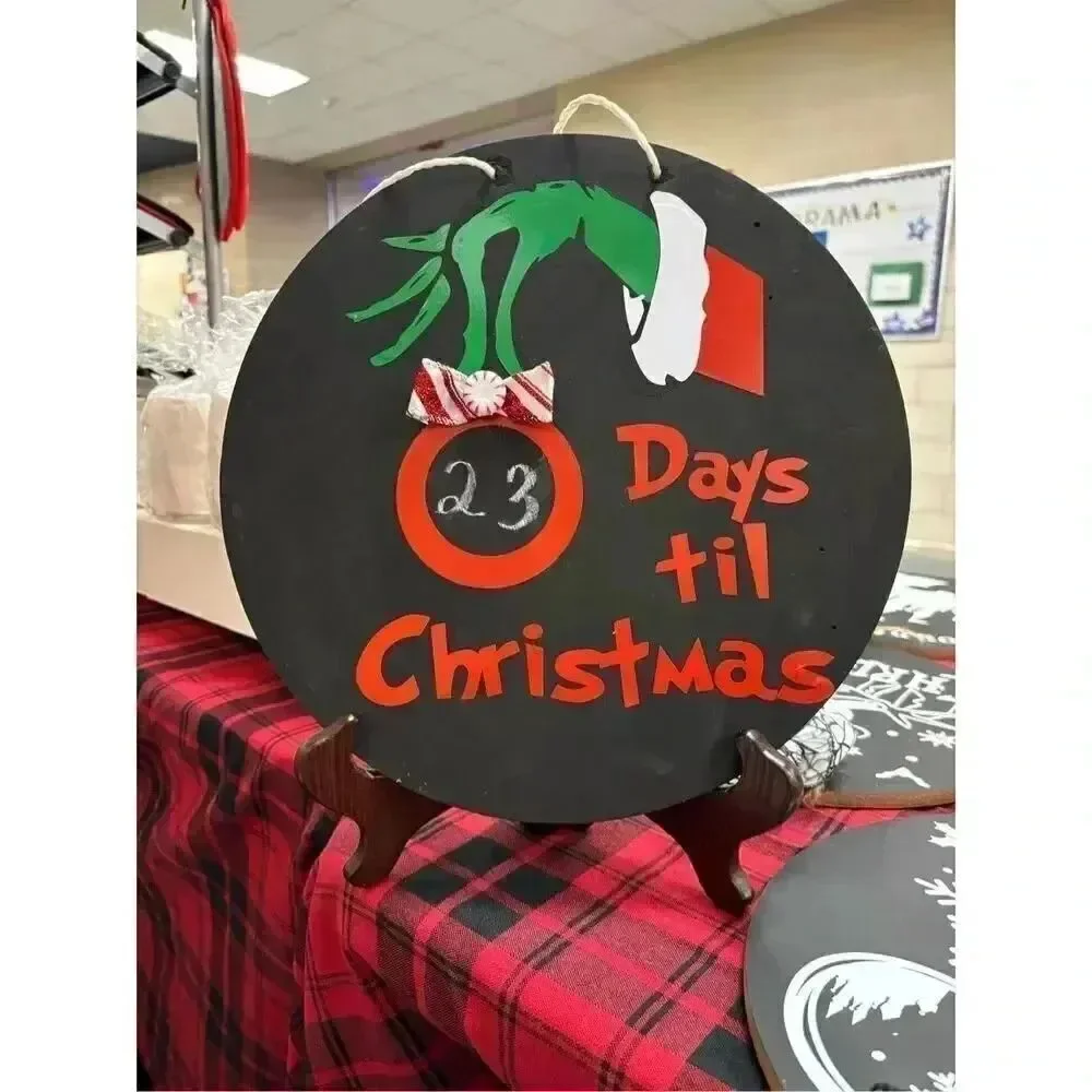 Chalkboard The Grinch countdown to christmas